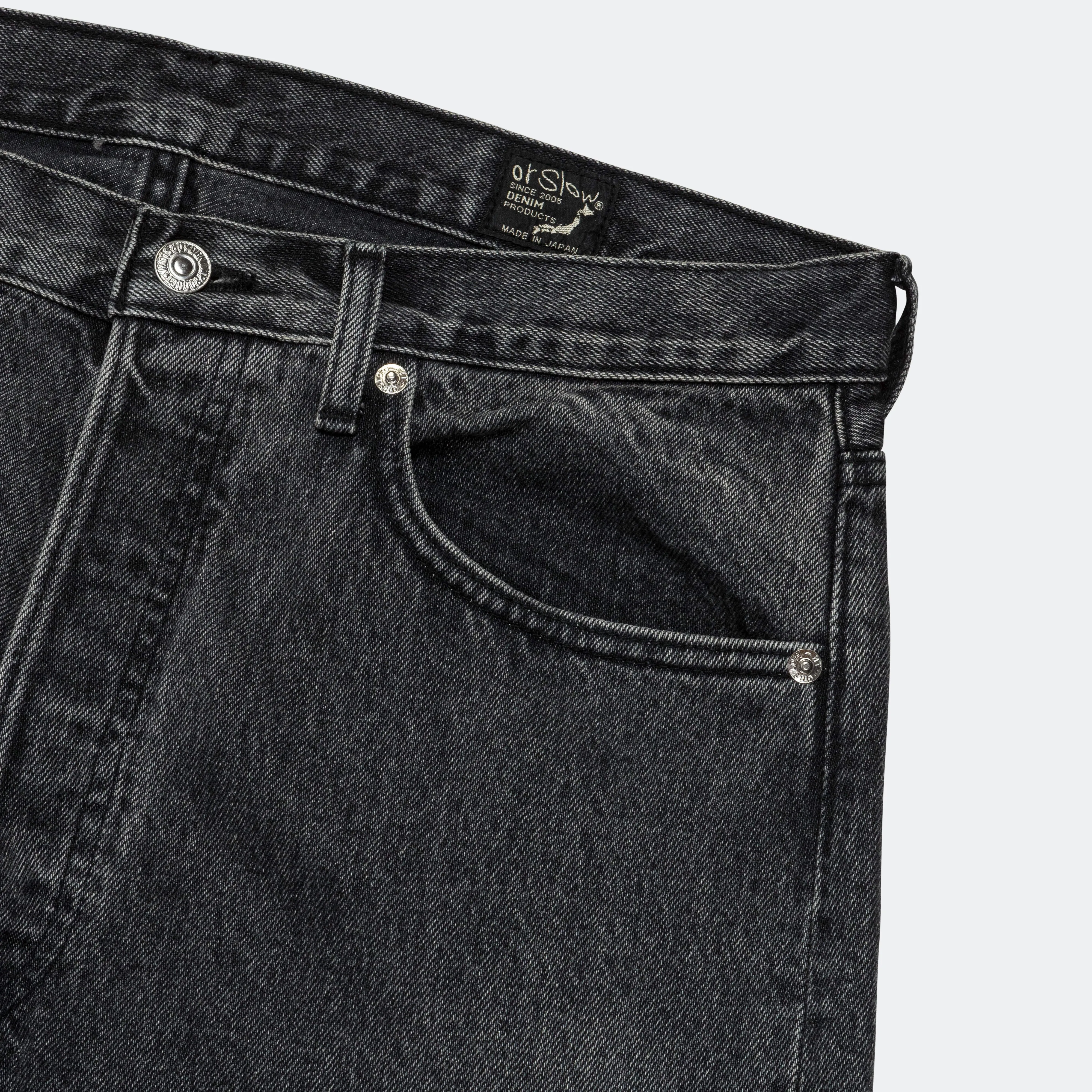 105 90's - Black Denim Stone