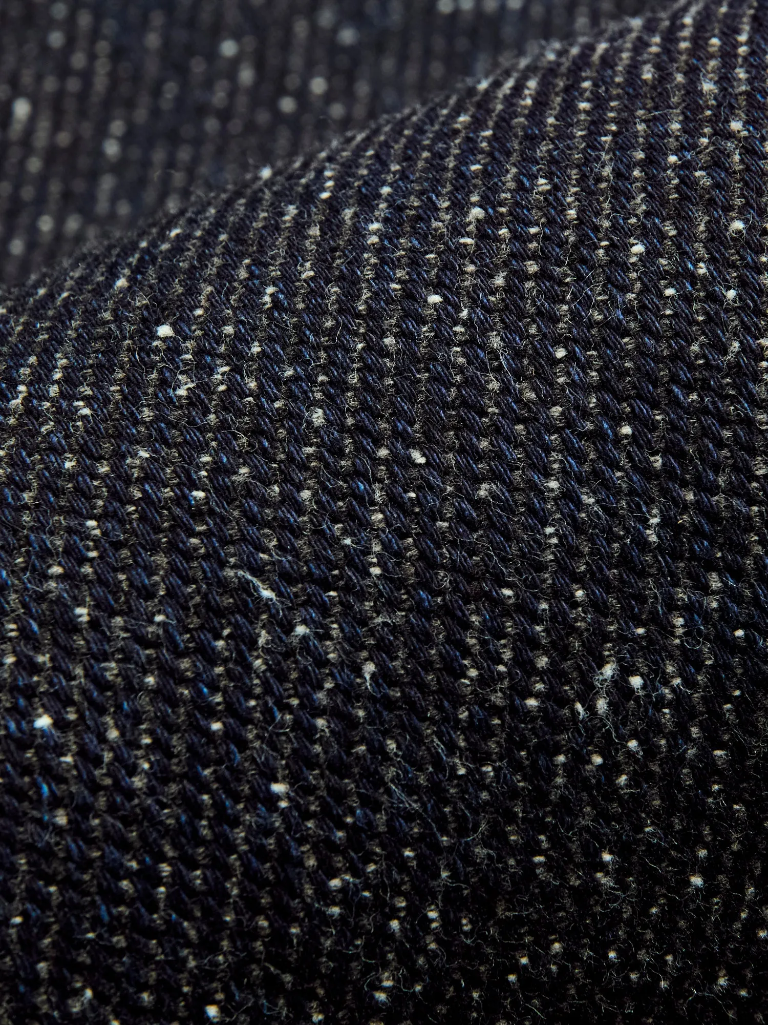 12oz Denim Tweed Easy Tapered Pants in Indigo