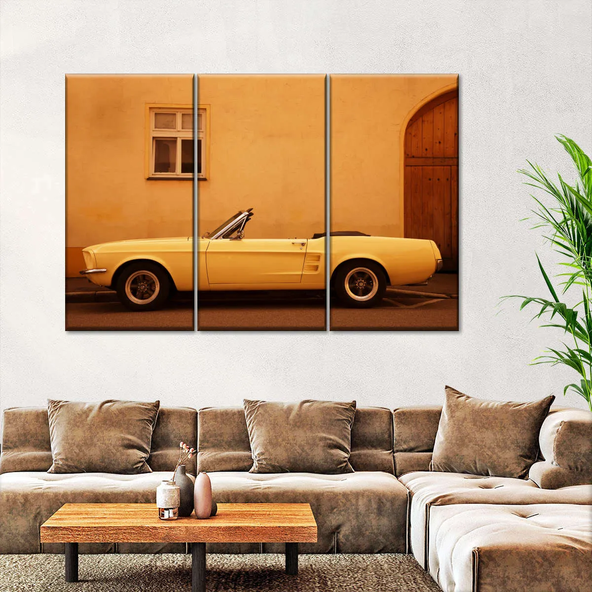 1960 Ford Mustang Convertible Wall Art