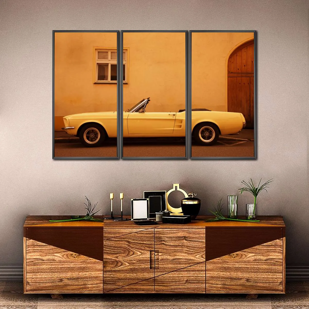 1960 Ford Mustang Convertible Wall Art