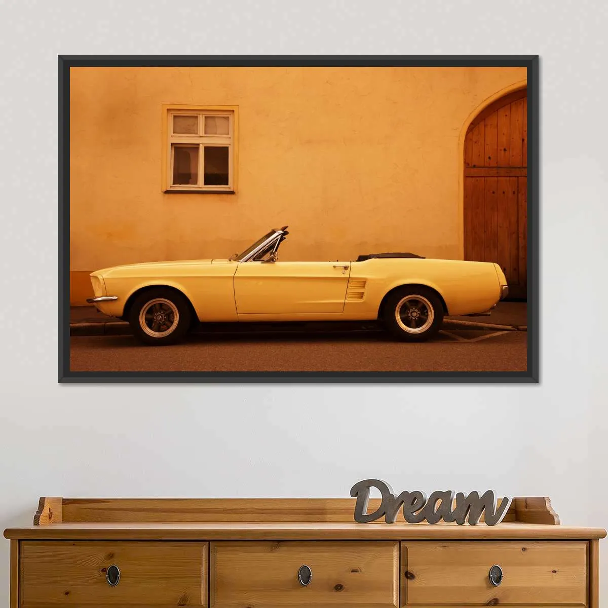 1960 Ford Mustang Convertible Wall Art