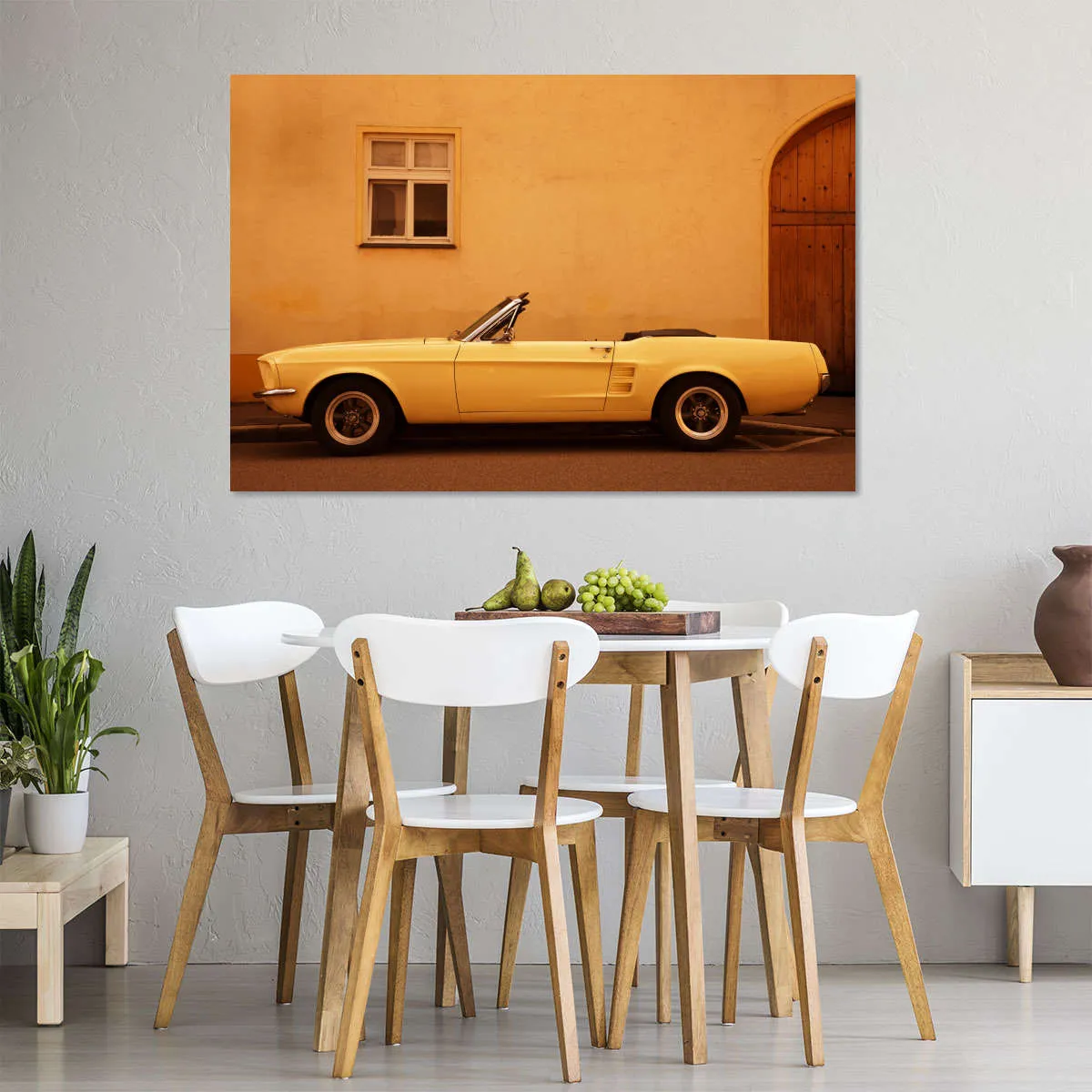 1960 Ford Mustang Convertible Wall Art