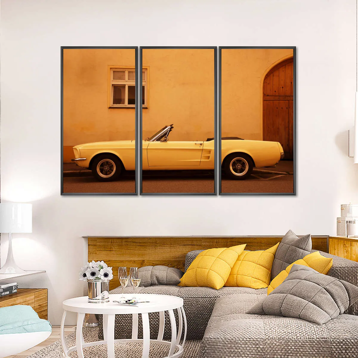 1960 Ford Mustang Convertible Wall Art