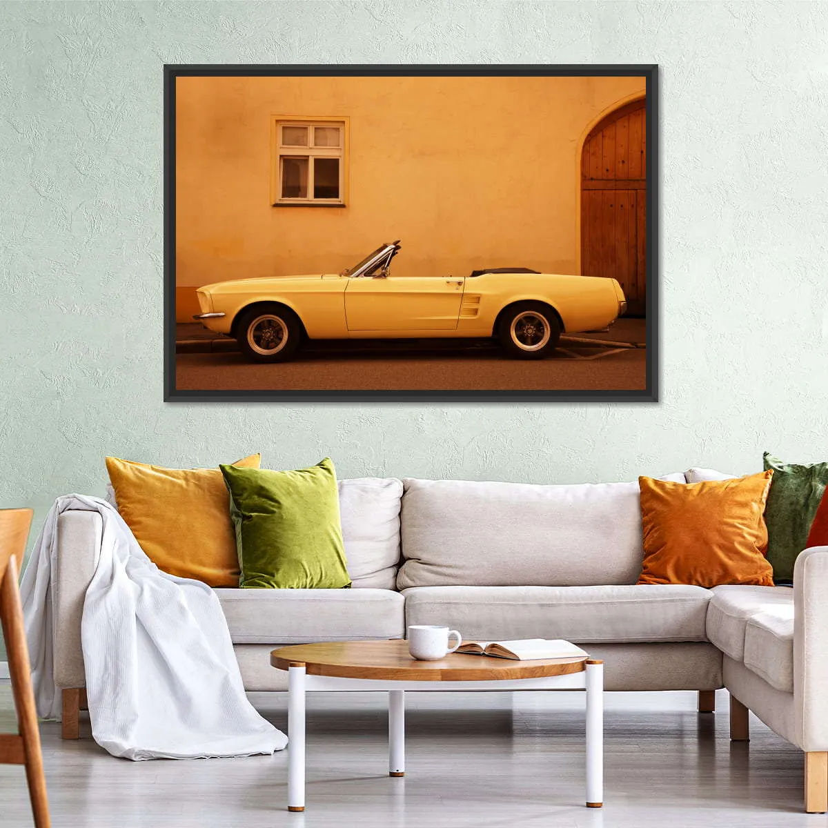 1960 Ford Mustang Convertible Wall Art