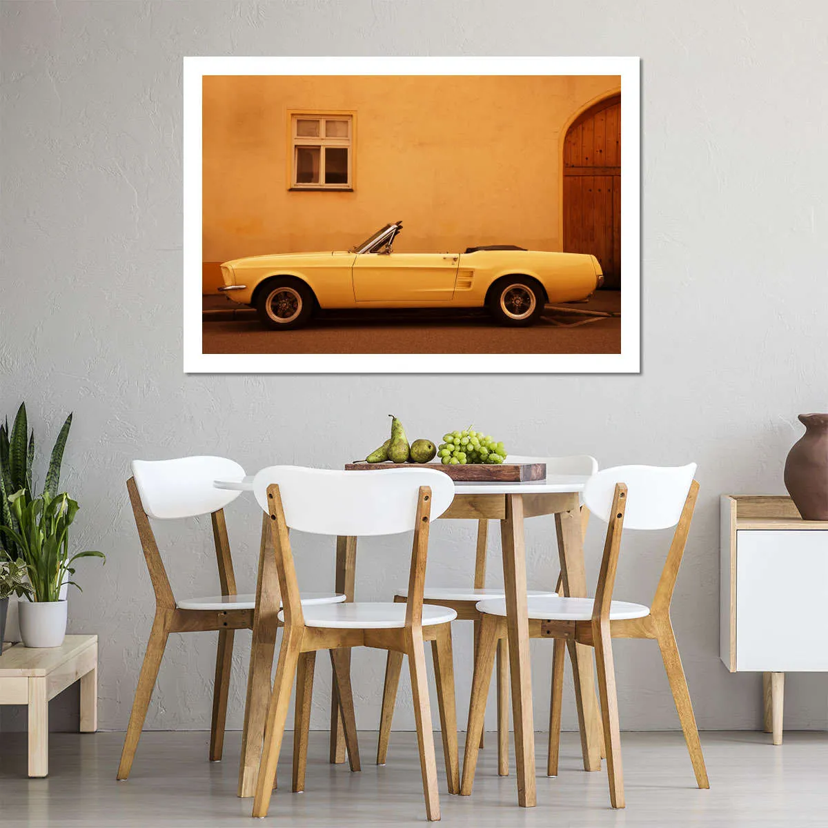 1960 Ford Mustang Convertible Wall Art