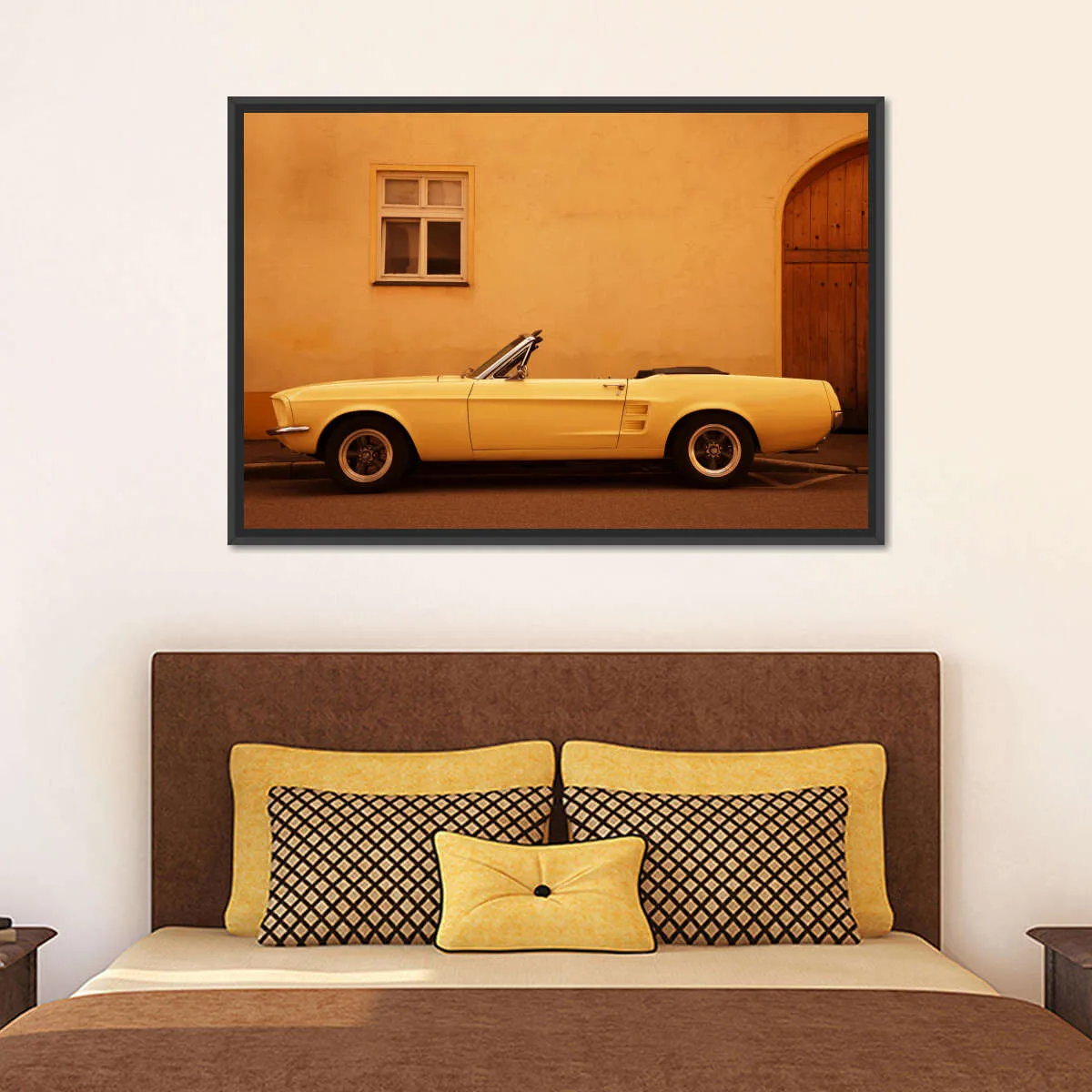 1960 Ford Mustang Convertible Wall Art