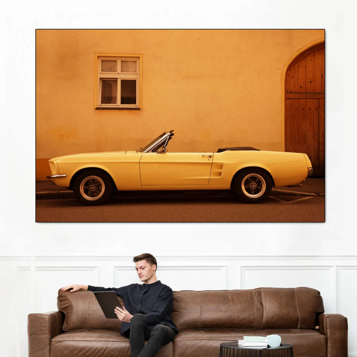 1960 Ford Mustang Convertible Wall Art