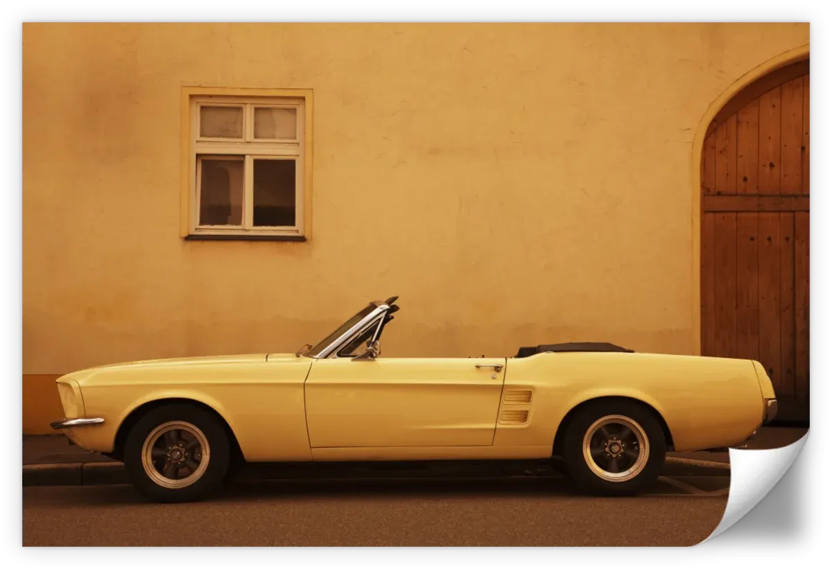 1960 Ford Mustang Convertible Wall Art