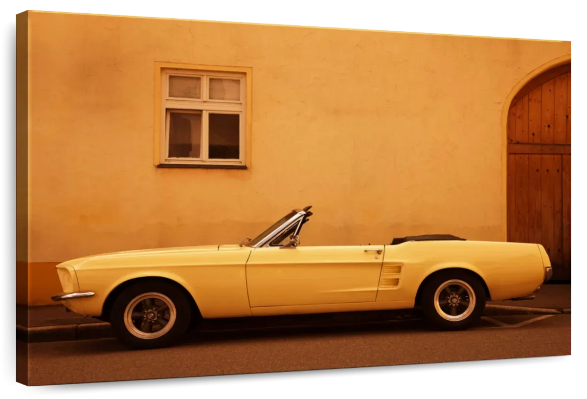 1960 Ford Mustang Convertible Wall Art