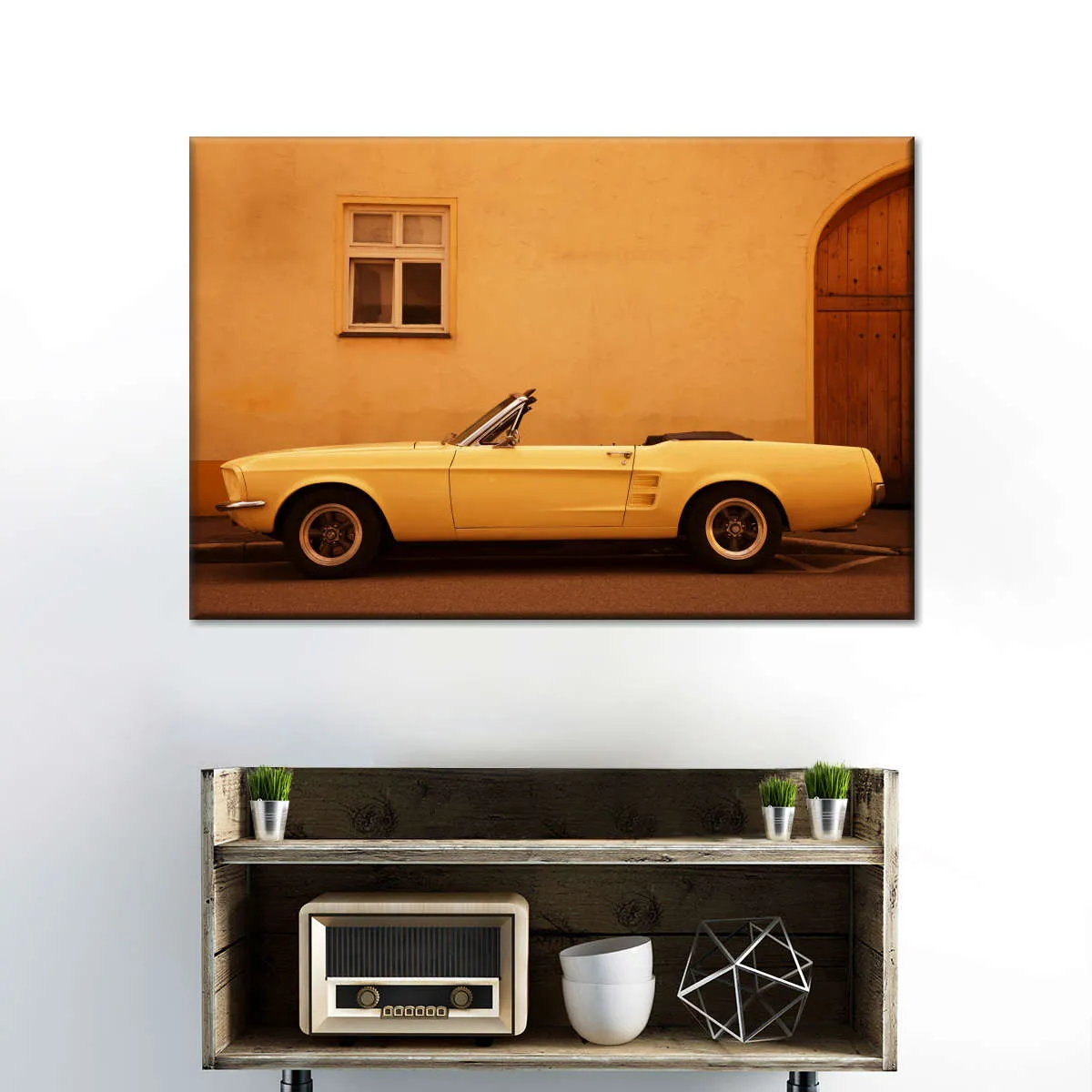 1960 Ford Mustang Convertible Wall Art