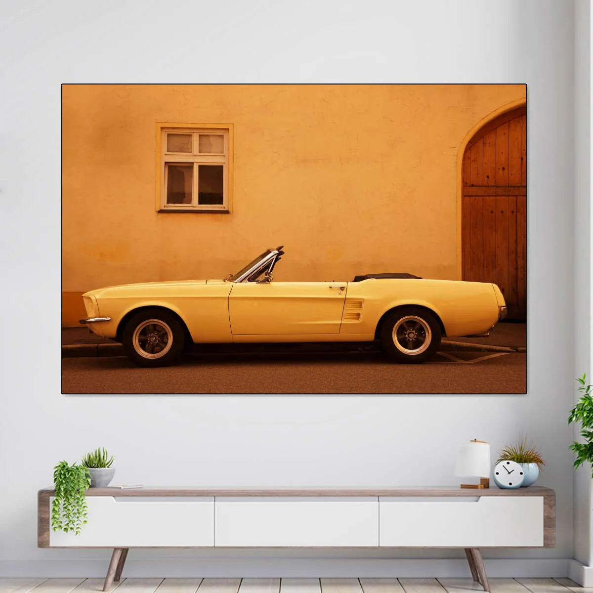 1960 Ford Mustang Convertible Wall Art