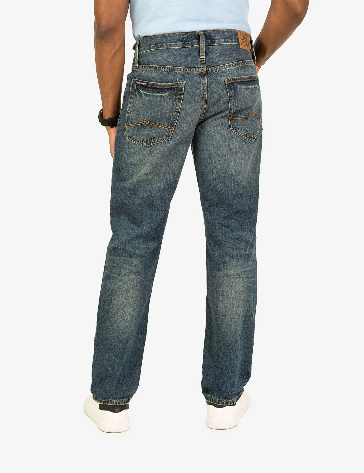 5 POCKET RIGID STRAIGHT FIT JEANS