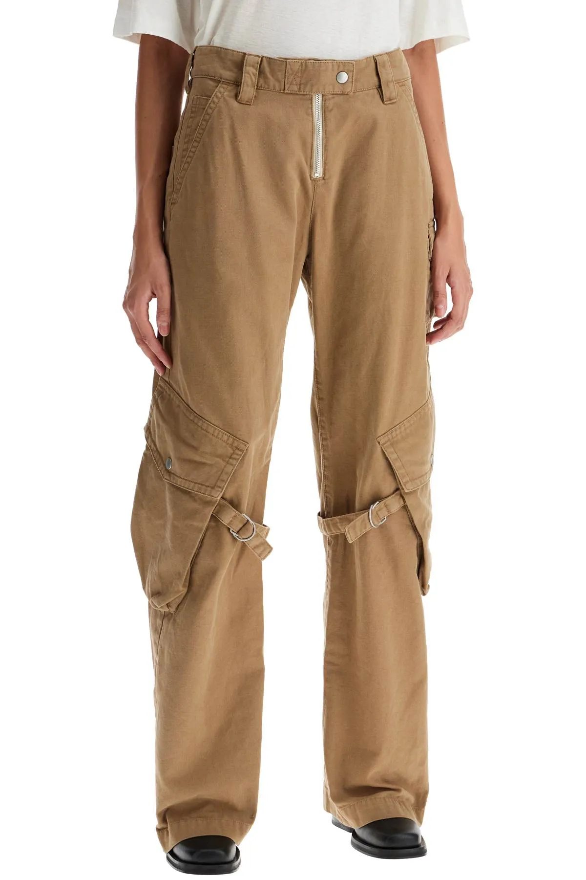 ACNE STUDIOS cargo canvas pants in italian style