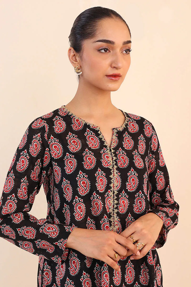 Ajrak Block Printed Suit