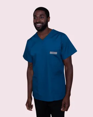 Aria Unisex Lightweight Scrub Tunic - Caribbean