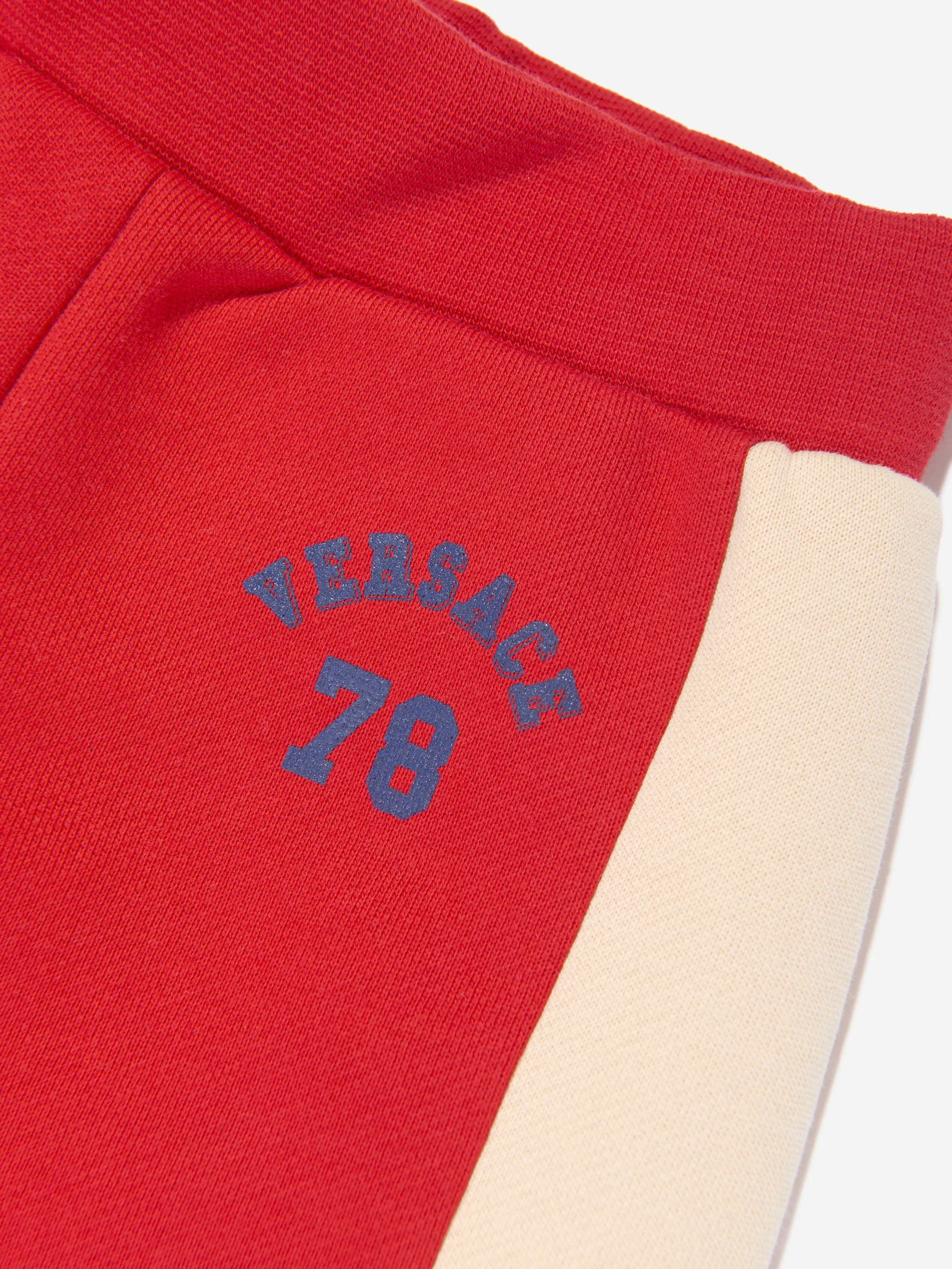 Baby Boys 78 Logo Joggers in Red