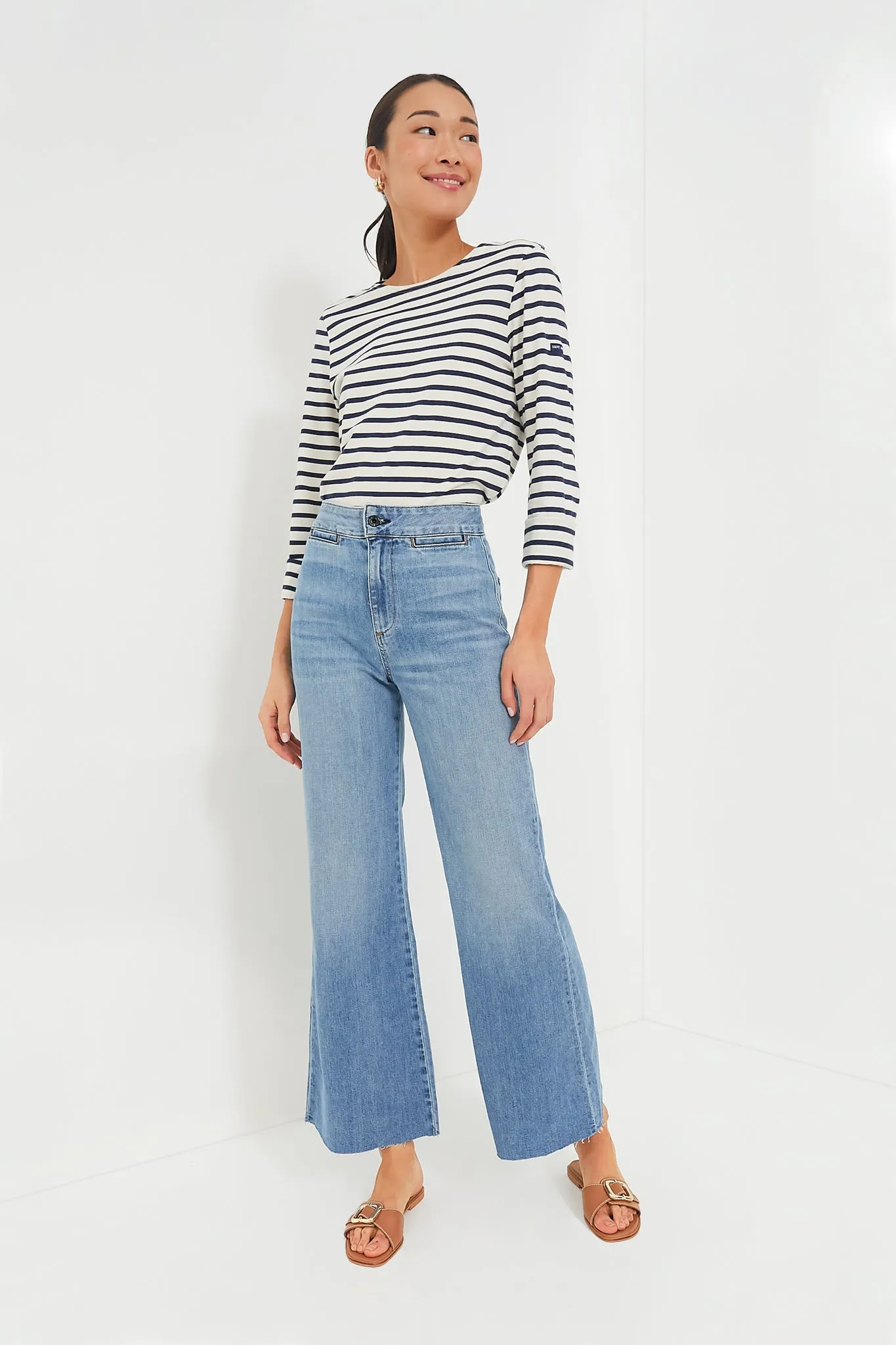 Barrio Cropped Brighton Wide Leg