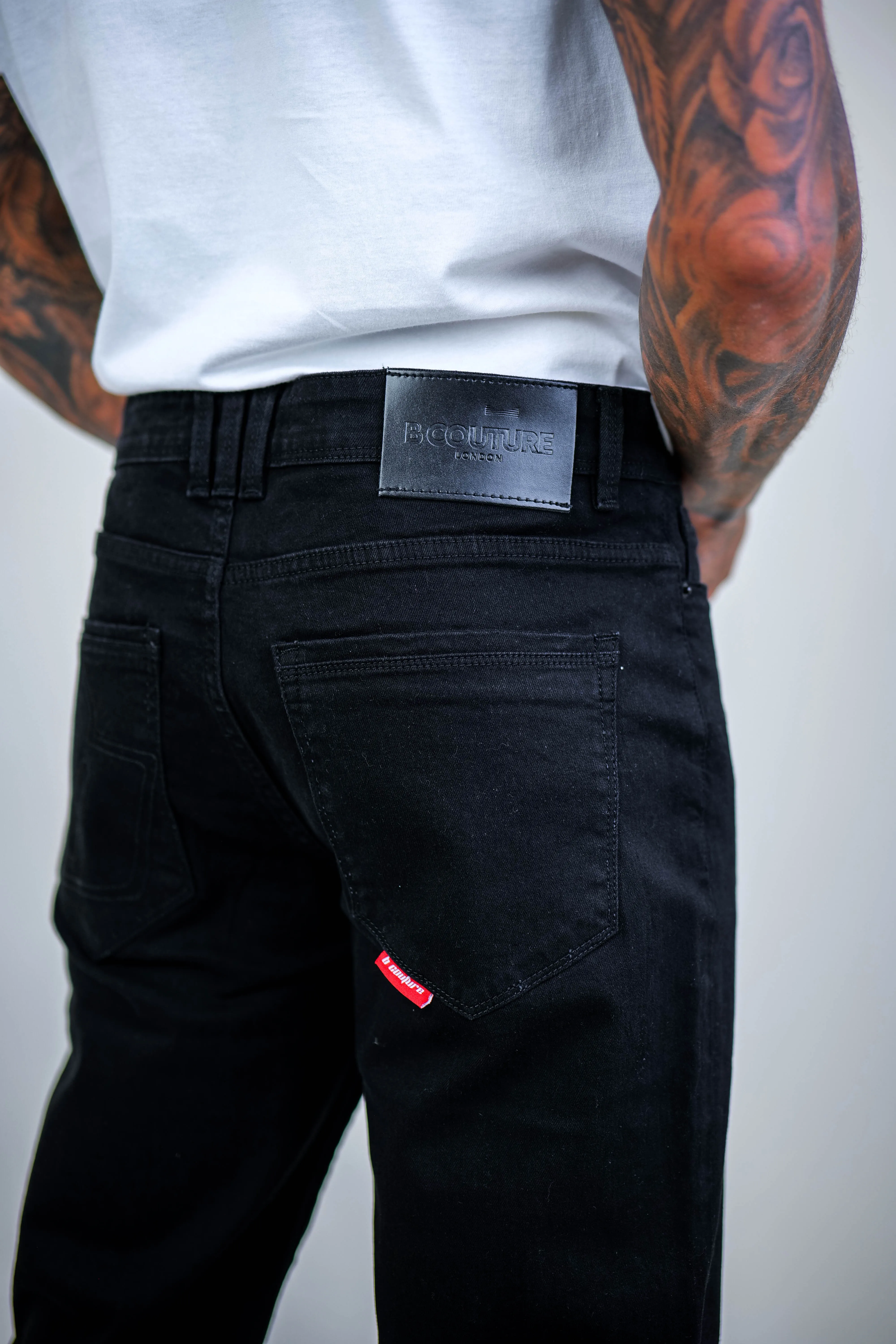 Beckenham Straight Leg Jeans - Black