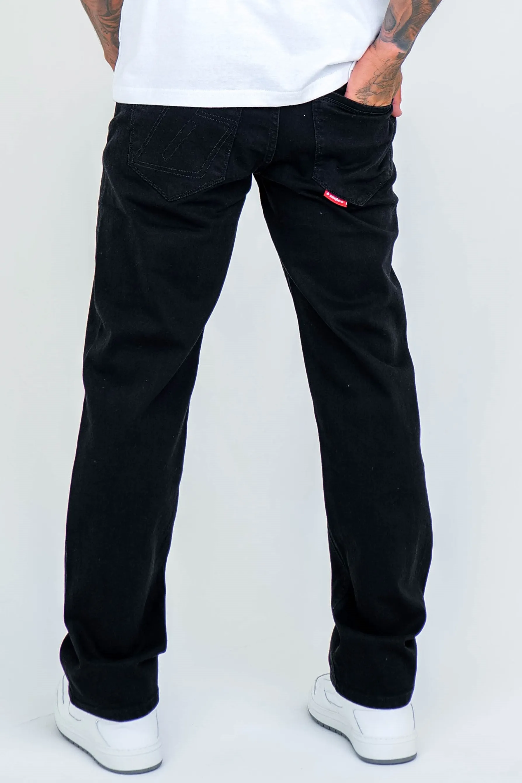 Beckenham Straight Leg Jeans - Black