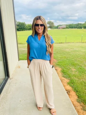 BERMUDA WIDE LEG PANTS--LAST CHANCE SALE