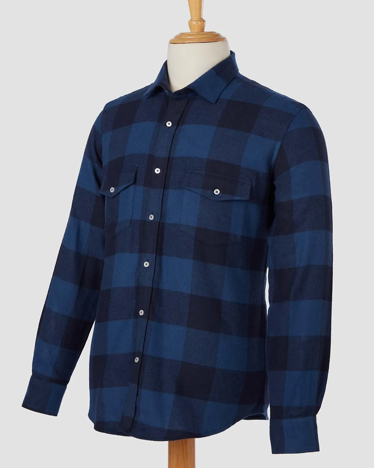 Black Ice Flannel Checked Shirt