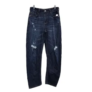 BLUE DENIM JEANS STRAIGHT by PILCRO Size:2