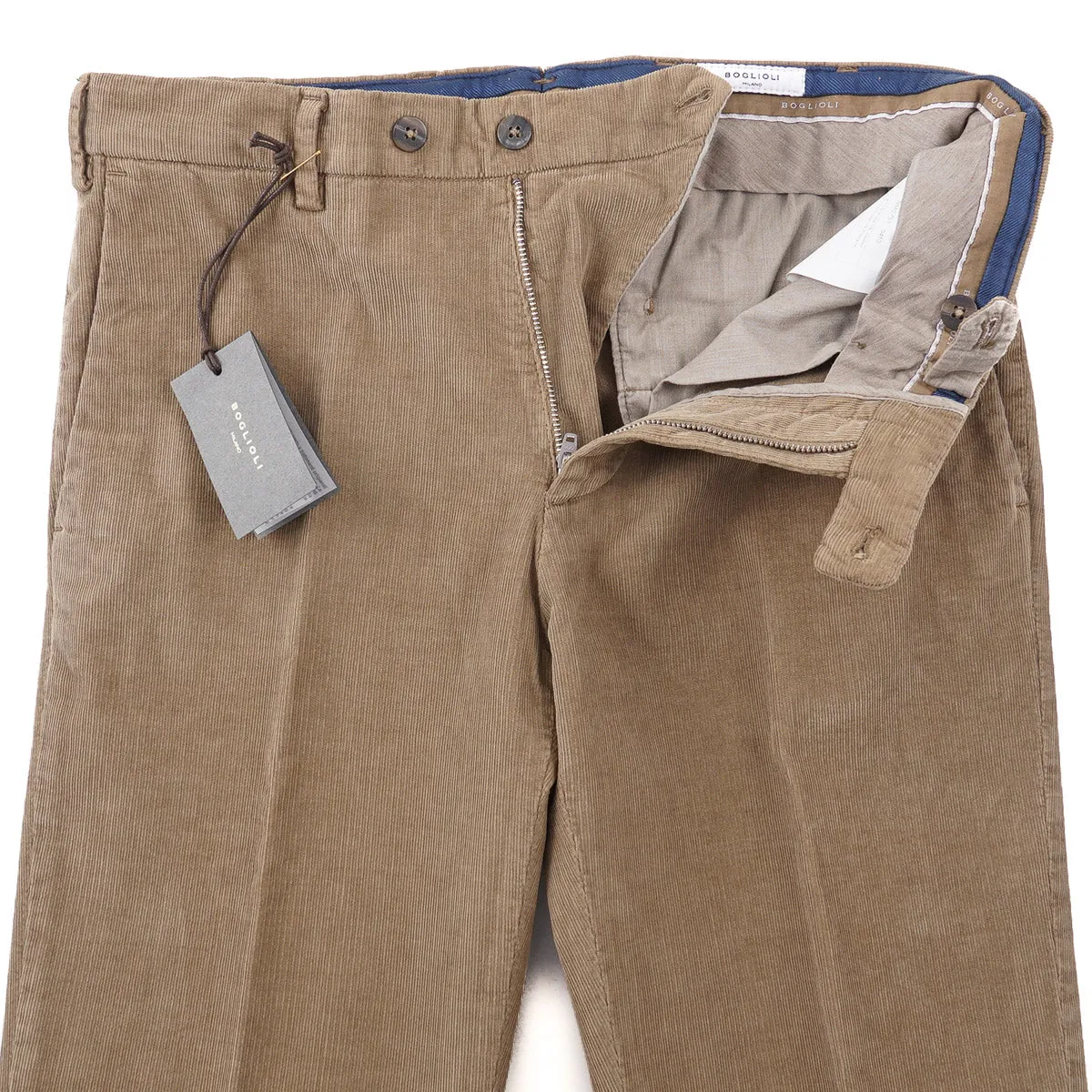 Boglioli Brushed Corduroy Cotton Pants