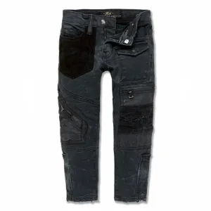 Boys Jordan Craig Patchwork Pants (Black Out) 5643MB