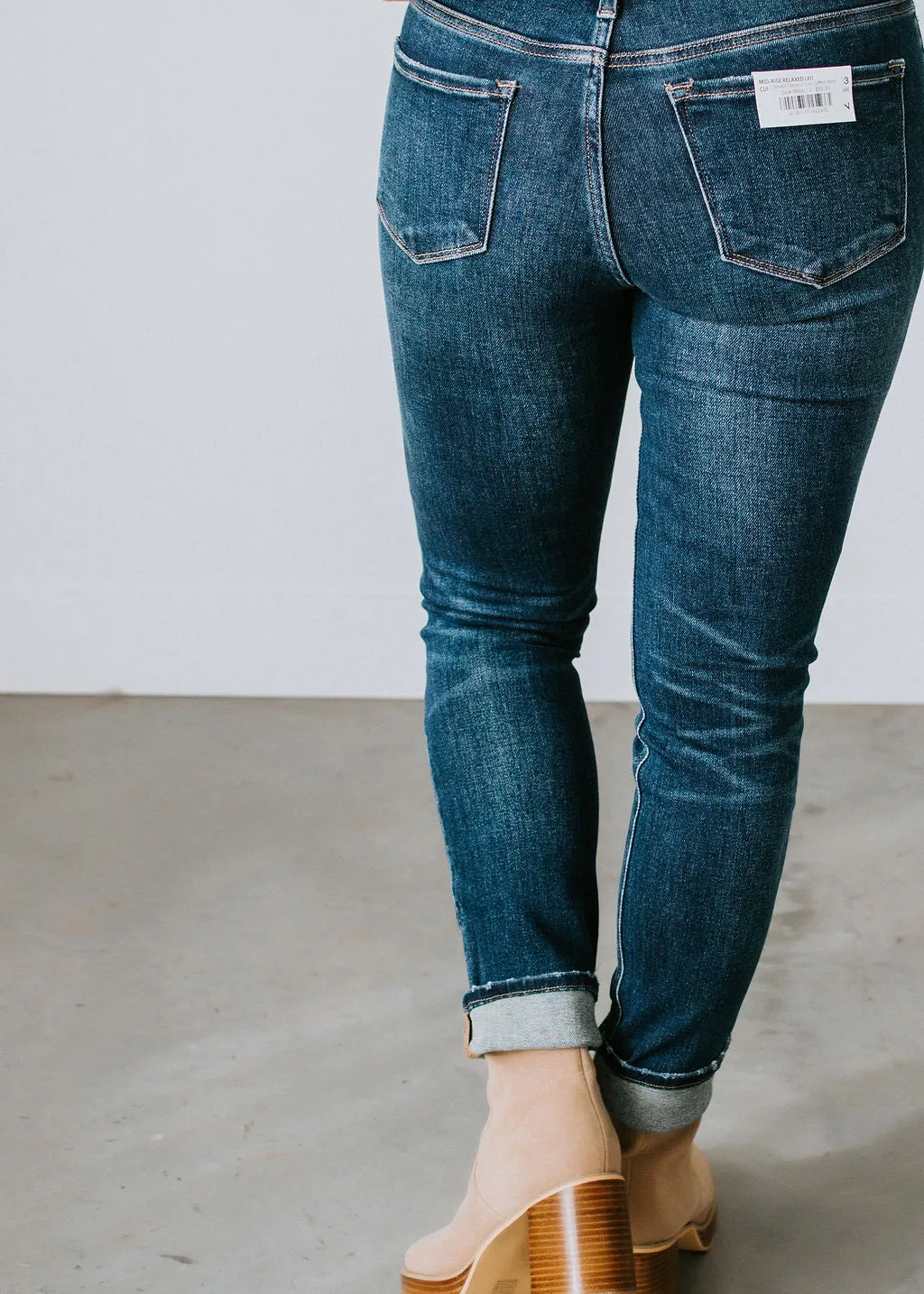 Brandi Relaxed Leg Cuffed Jean