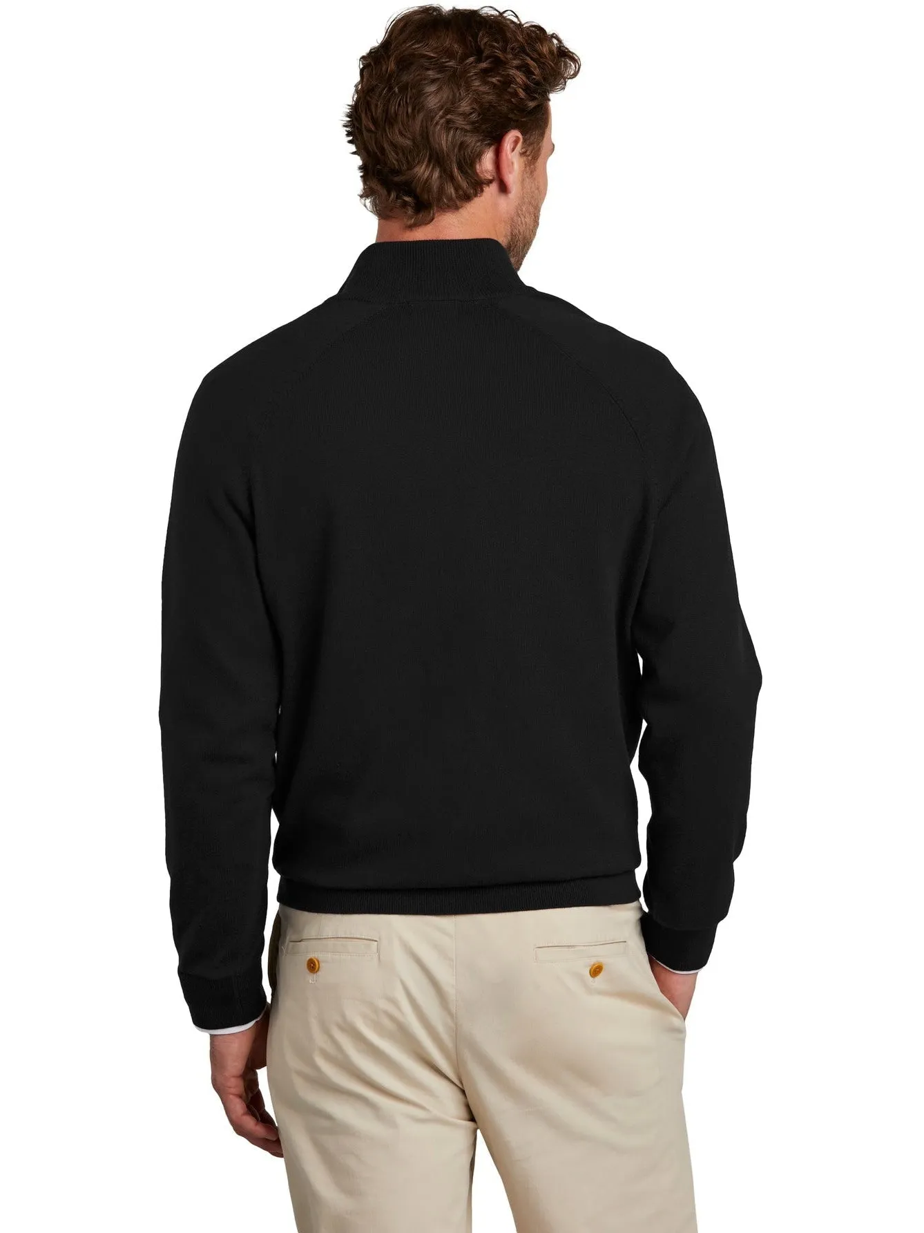 Brooks Brothers Cotton Stretch 1/4-Zip Sweater