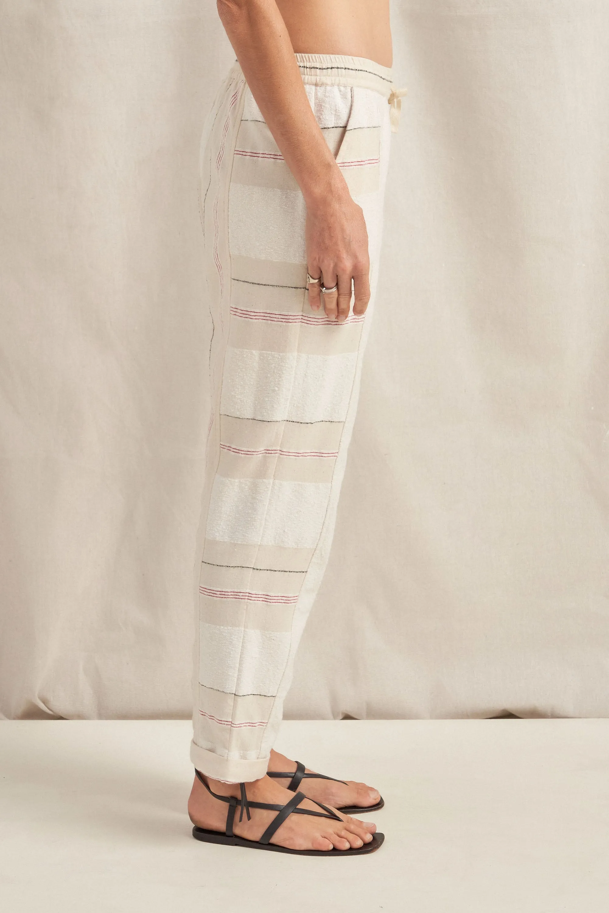 Cadmus Cream Boucle Stripe Pants