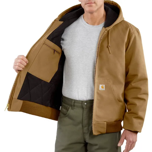 Carhartt Insulated Flannel-Lined Jacket - Carhartt Brown