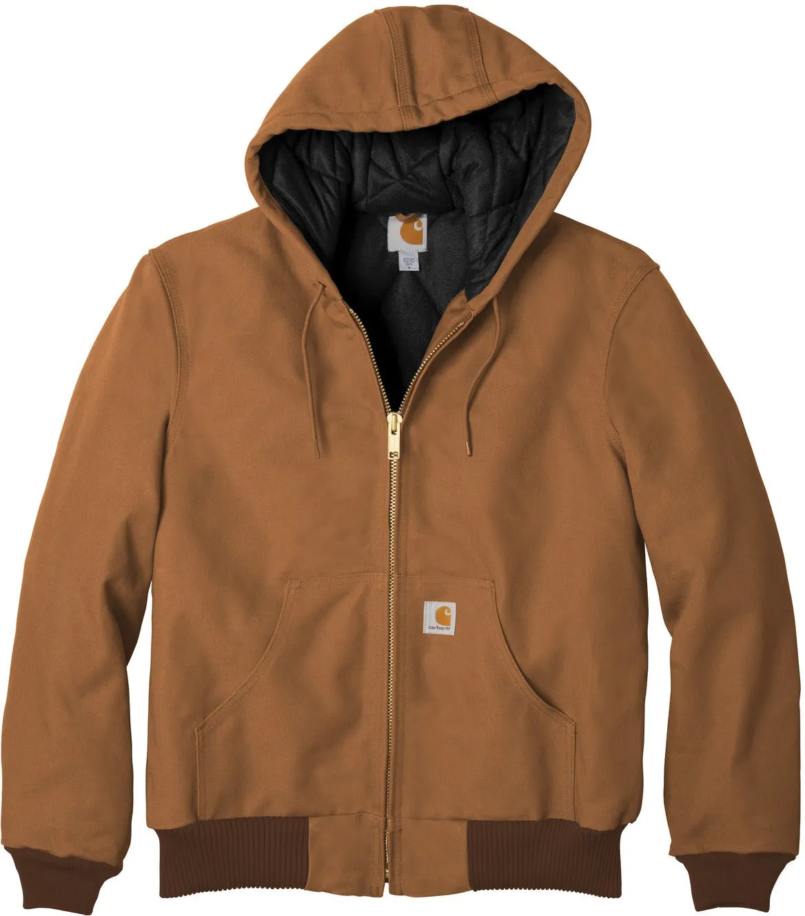 Carhartt Quilted-Flannel-Lined Duck Active Jacket