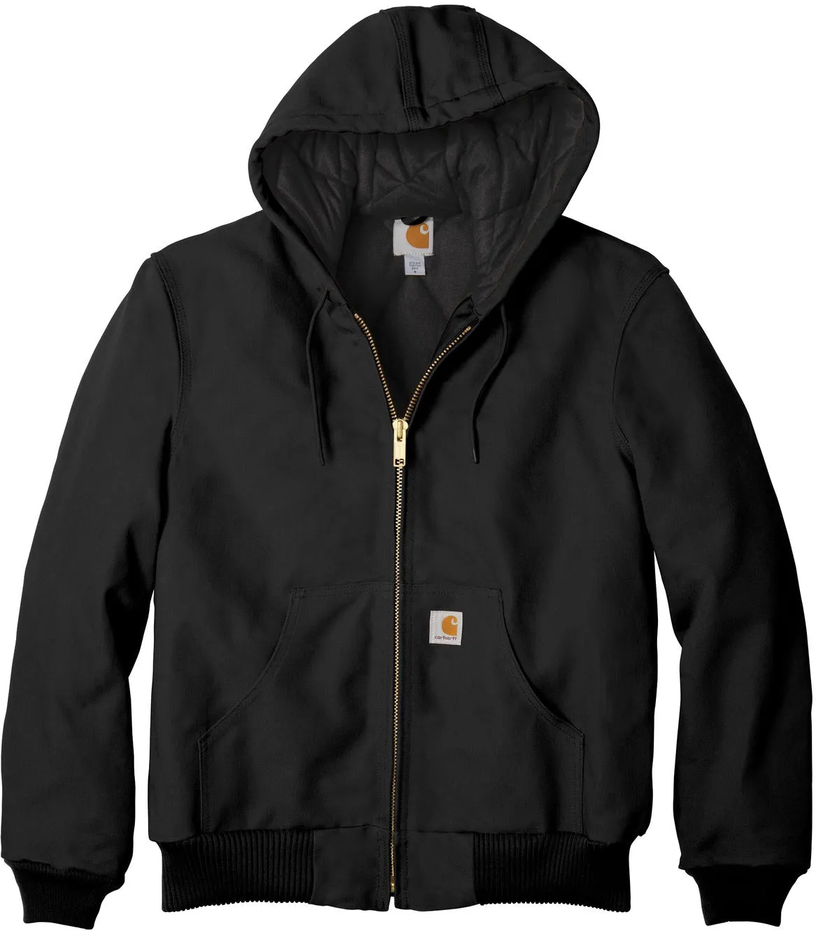 Carhartt Quilted-Flannel-Lined Duck Active Jacket