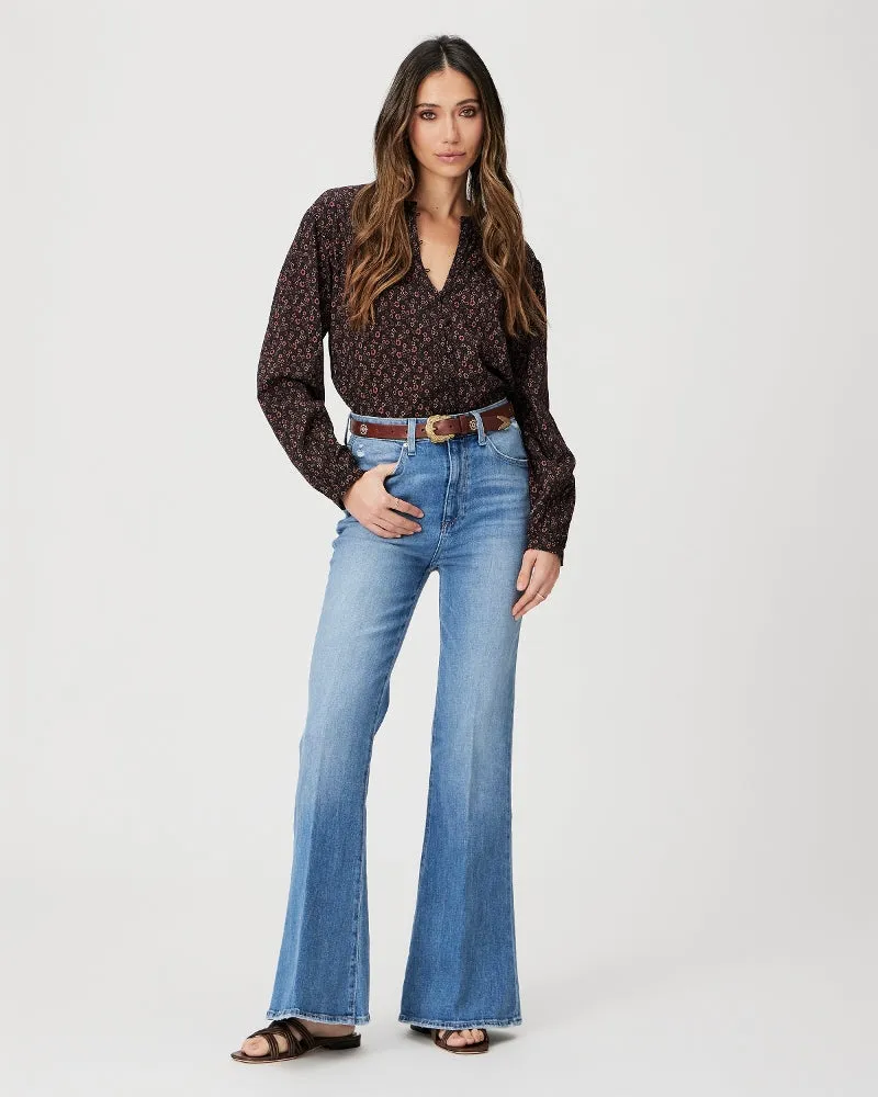 Charlie Flare Jeans - Gabriella Distressed