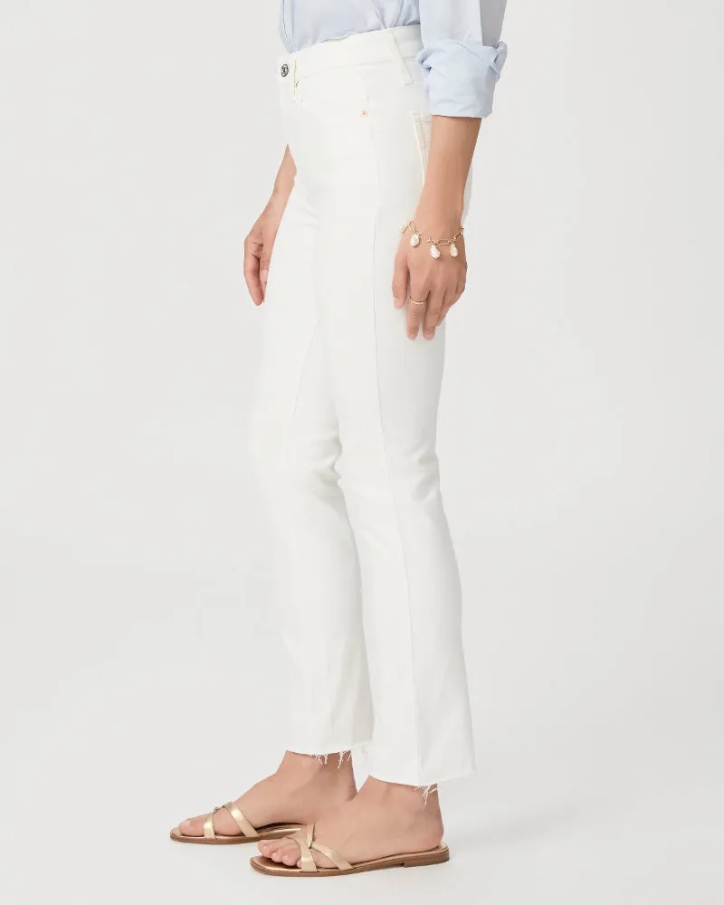 Cindy Raw Hem Crop Jeans - Tonal Ecru