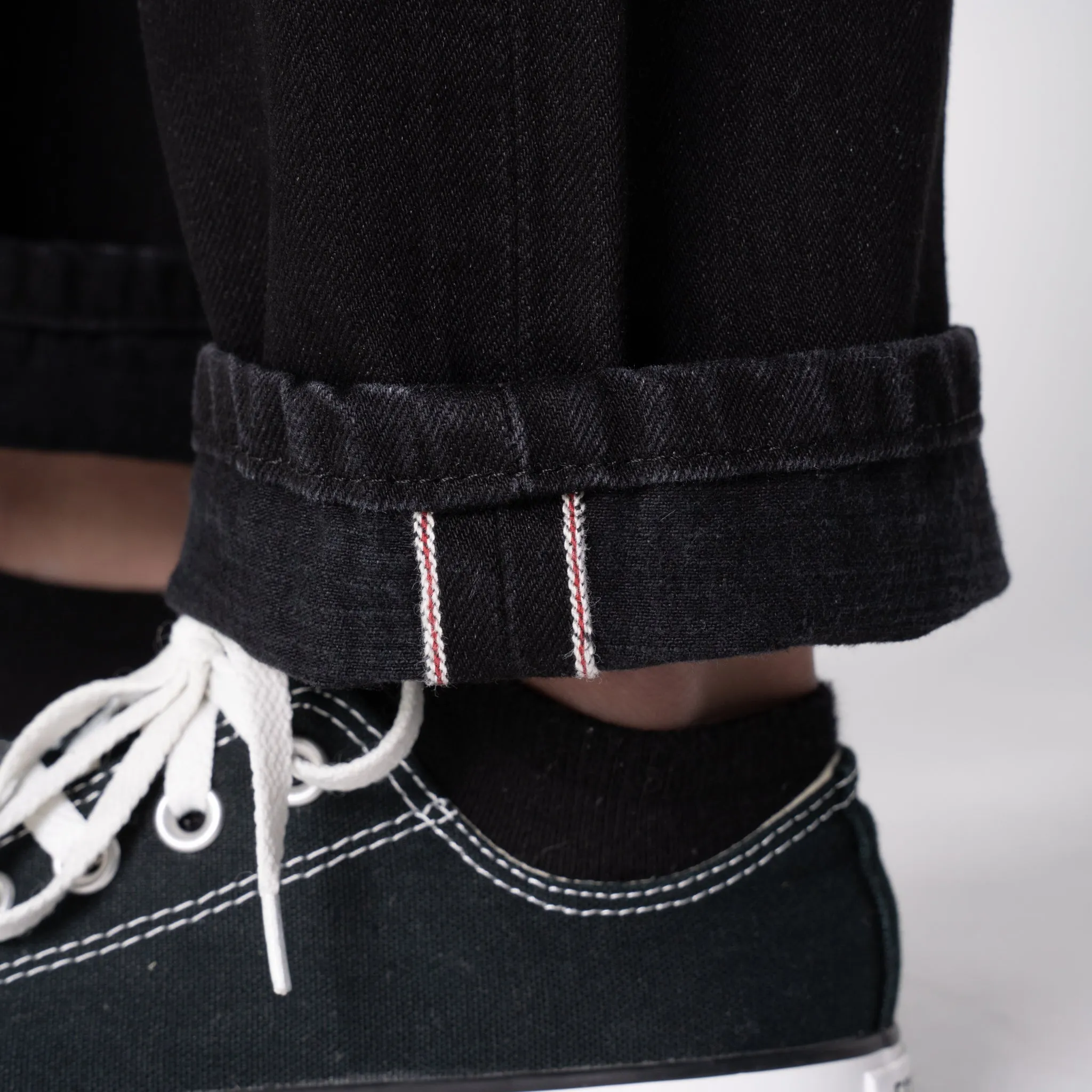 Classic - Solid Black Selvedge