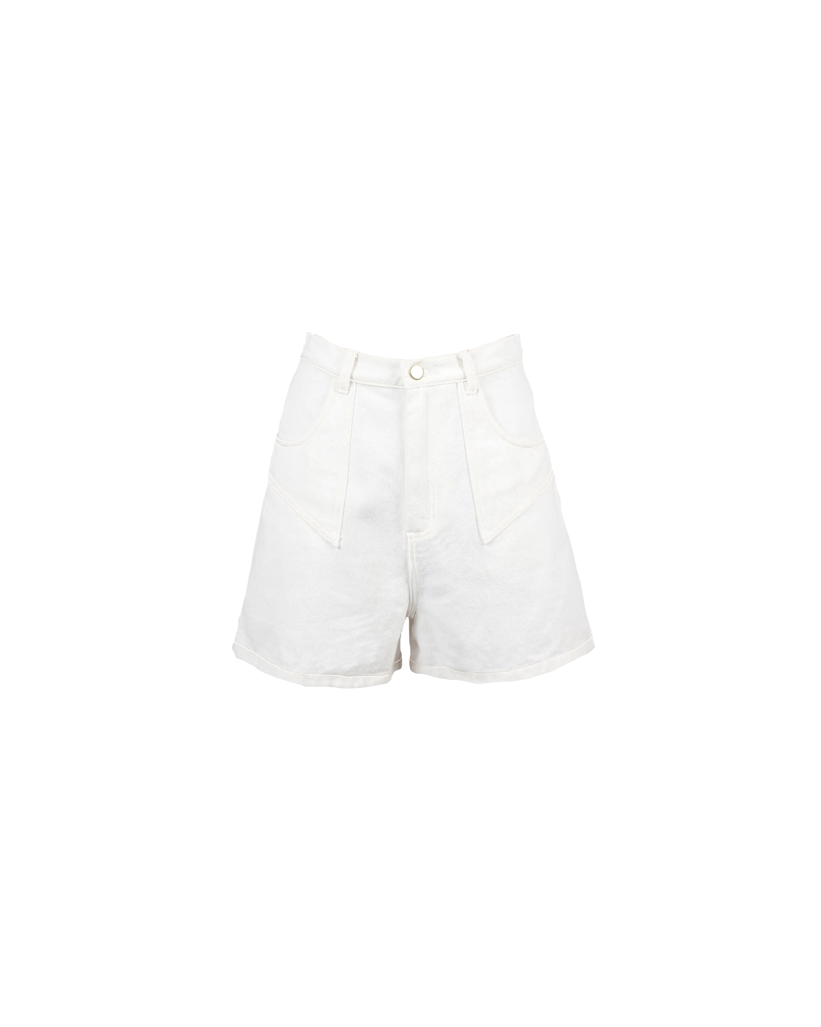 CLOVER DENIM SHORT ALL WHITE