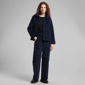 DEDICATED Vara workwear pants corduroy navy women