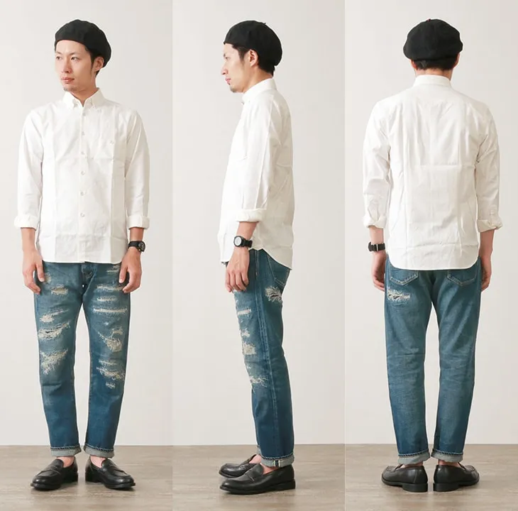 DEPSEA / DP001 Straight 5P Denim Pants - Vintage finish