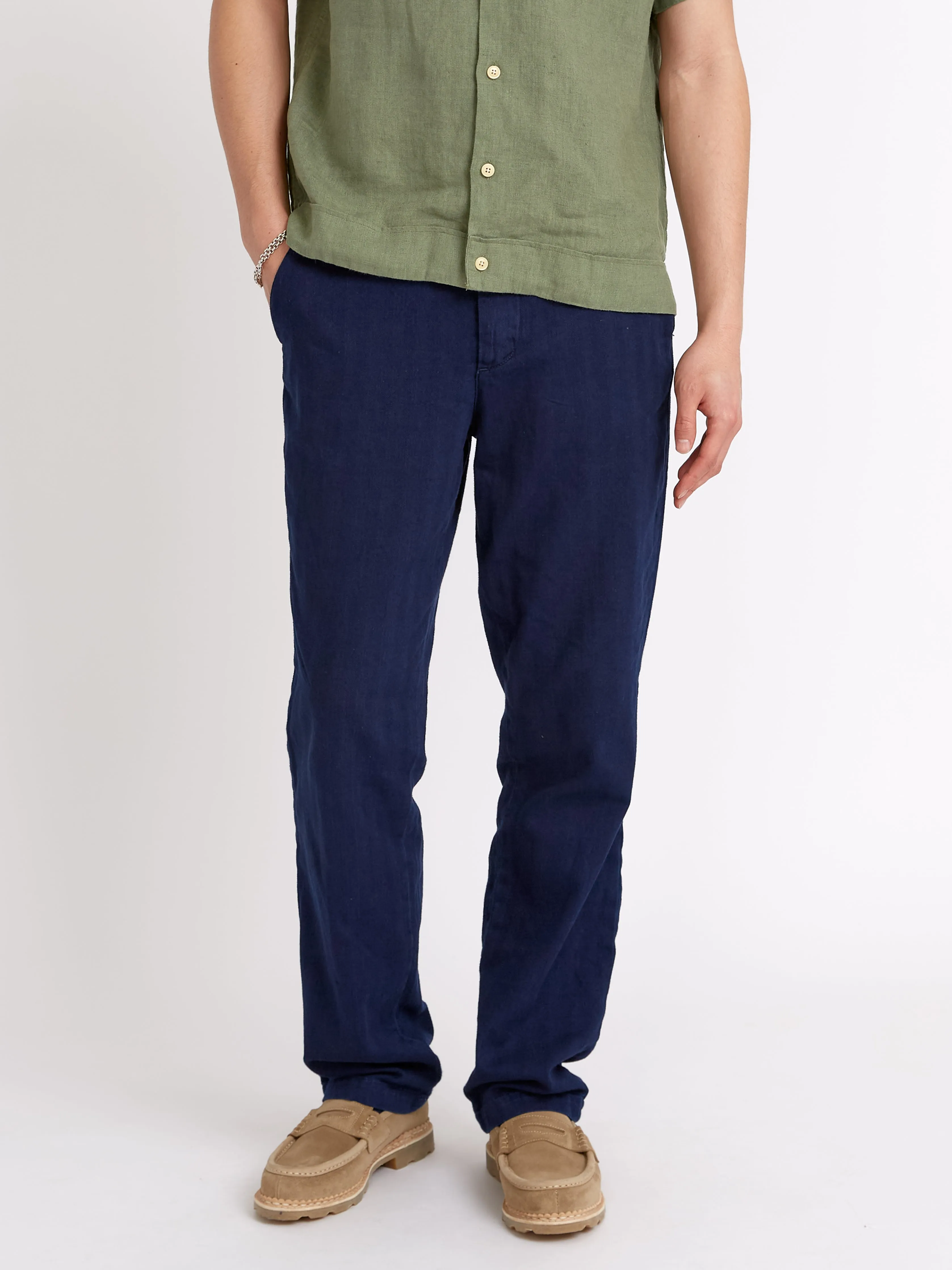 Drawstring Trousers Faye Indigo Blue