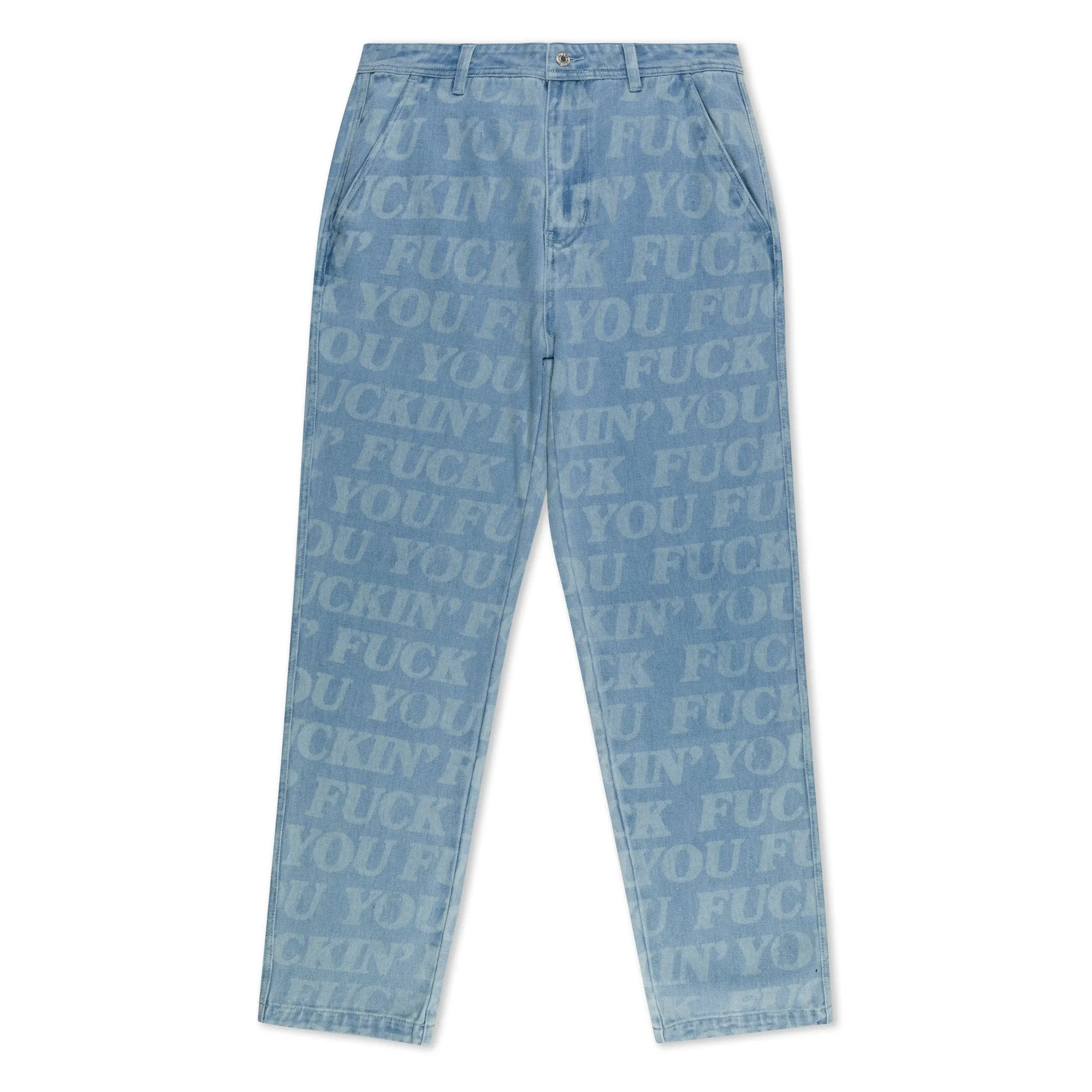 F.U.F.F. Washed Denim Pants (Light Washed Denim)