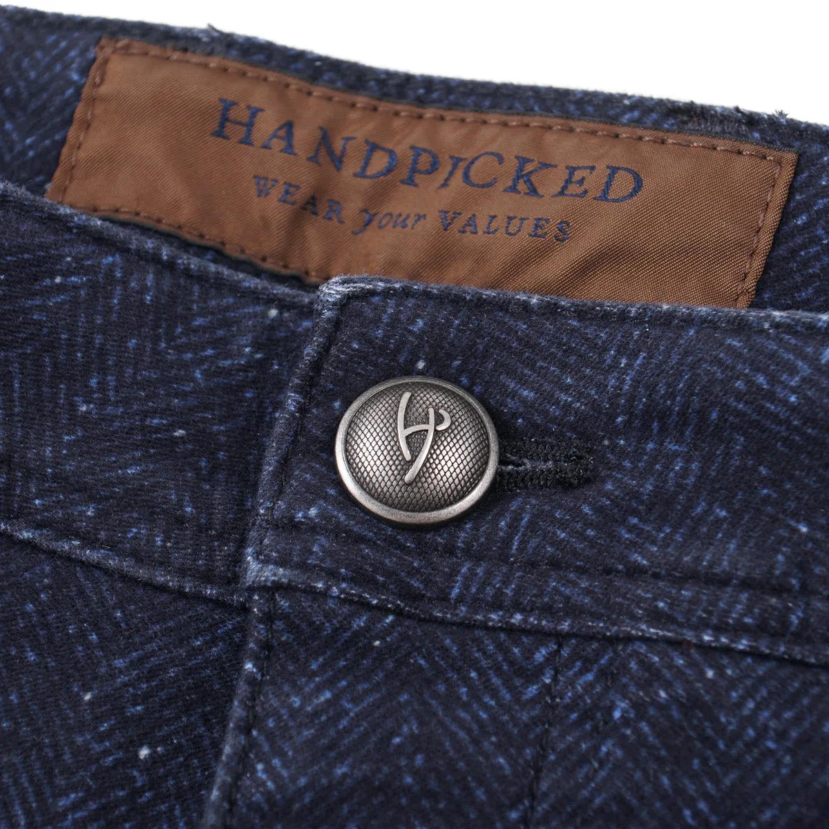 Handpicked Flannel Cotton 5-Pocket Pants