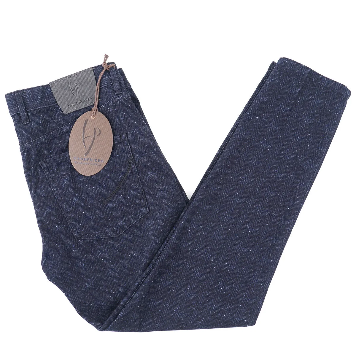 Handpicked Flannel Cotton 5-Pocket Pants