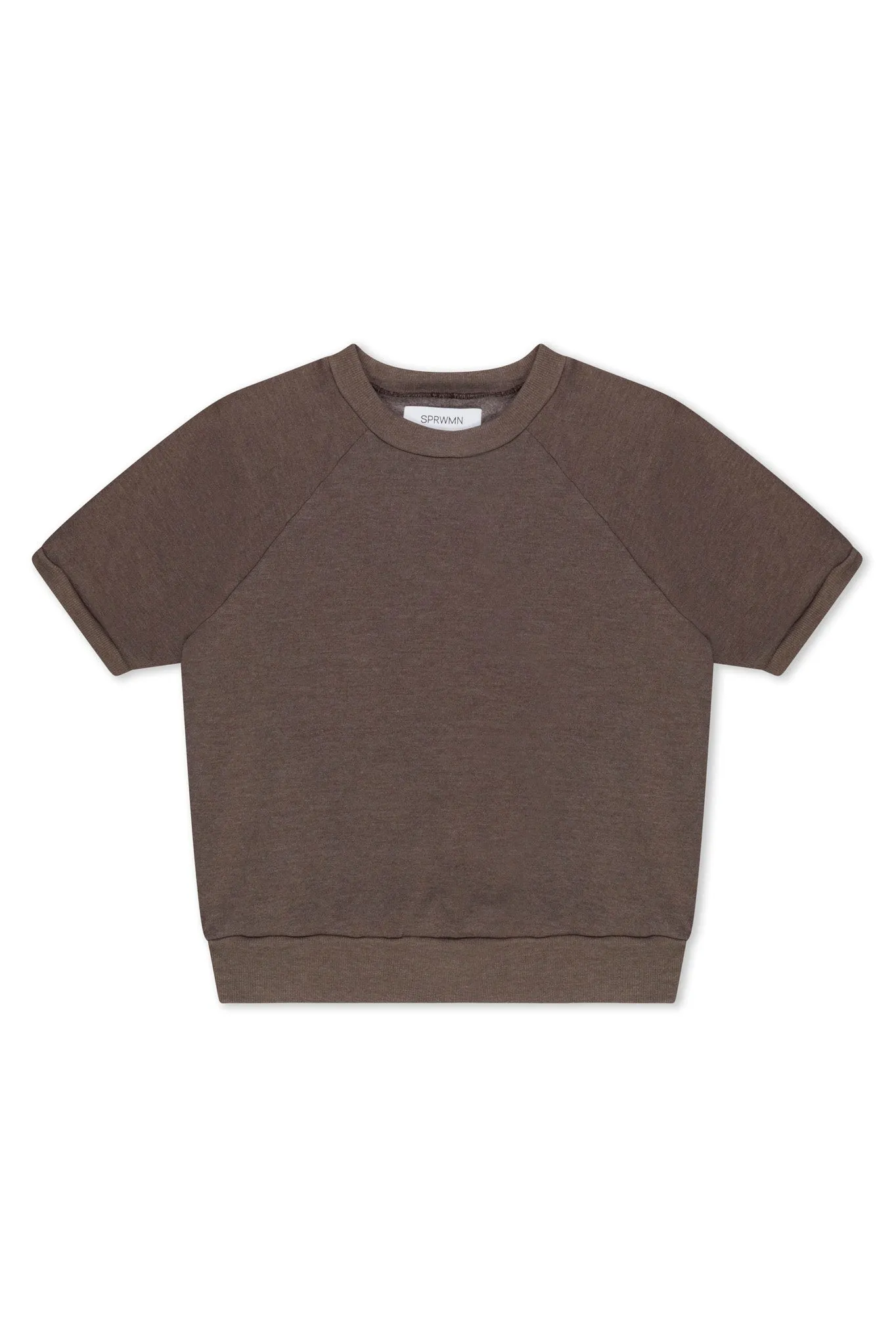 Heather Brown Raglan Sweatshirt