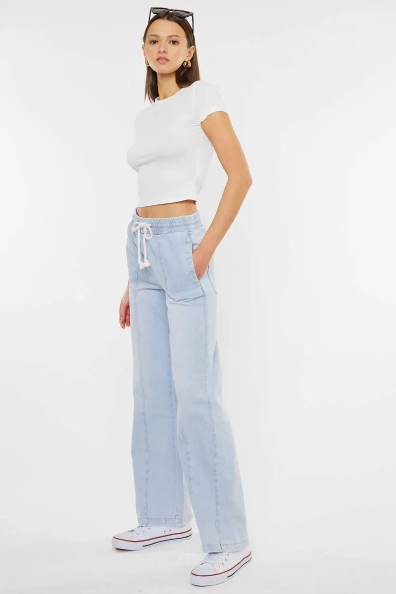 Kancan Alina Ultra High Rise Wide Leg Jeans