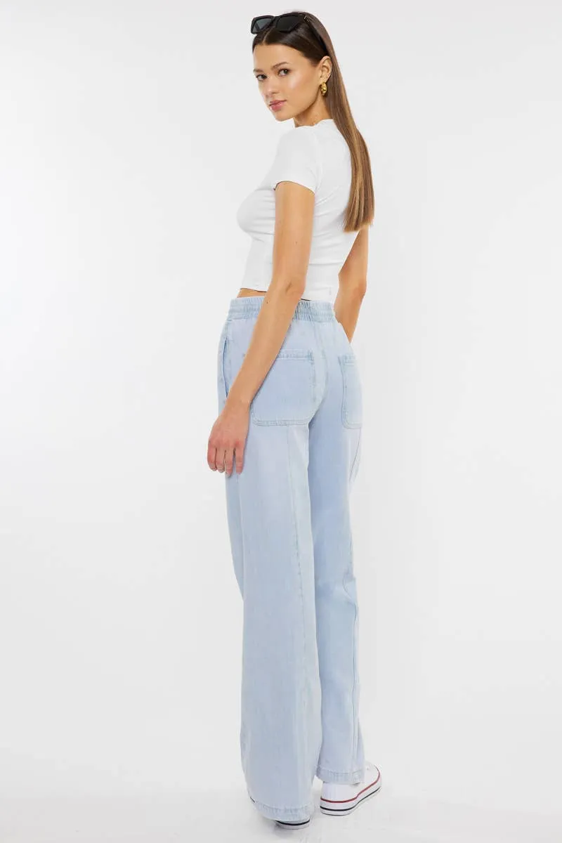 Kancan Alina Ultra High Rise Wide Leg Jeans