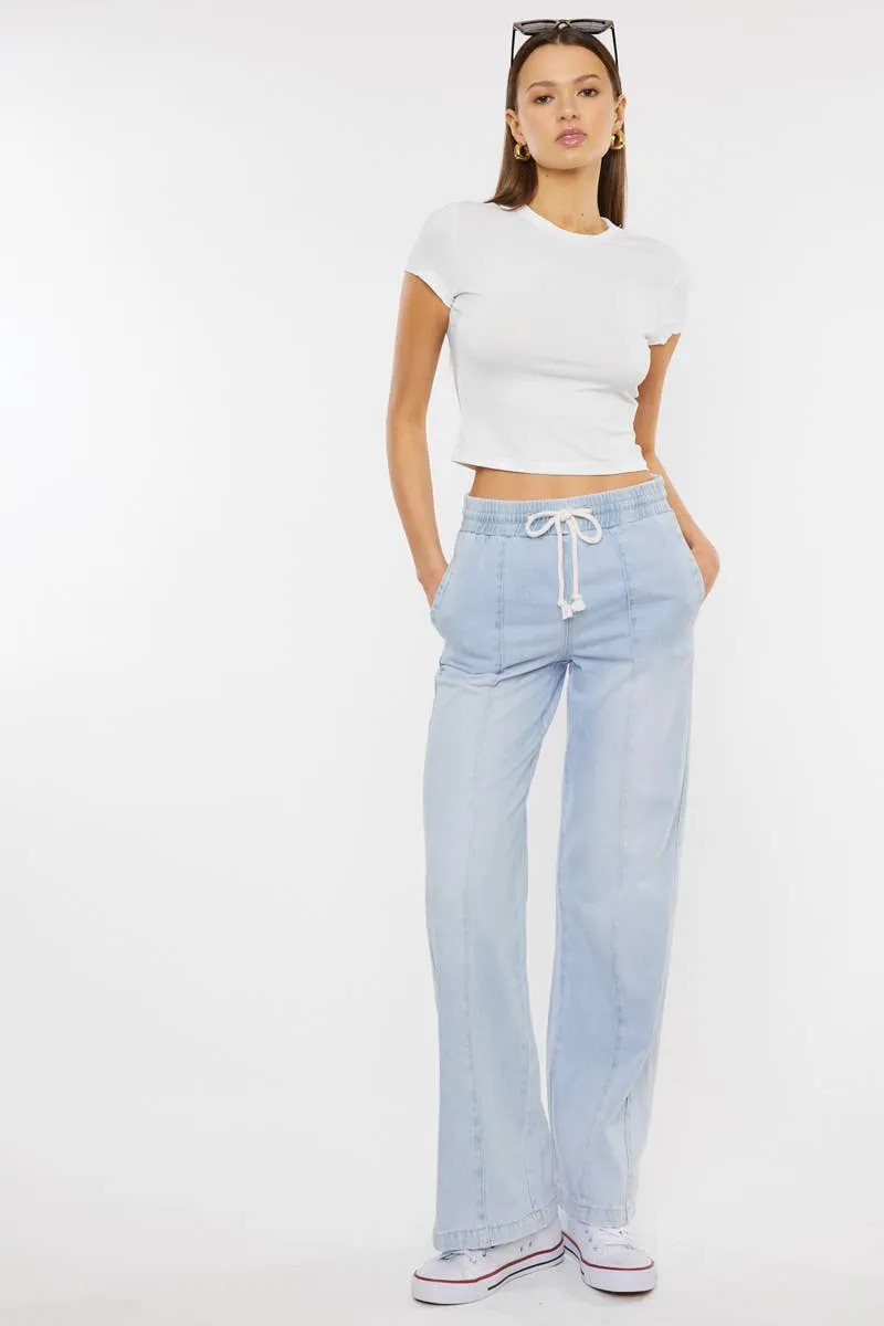 Kancan Alina Ultra High Rise Wide Leg Jeans