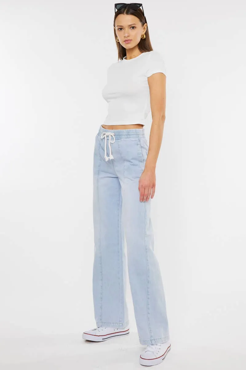 Kancan Alina Ultra High Rise Wide Leg Jeans