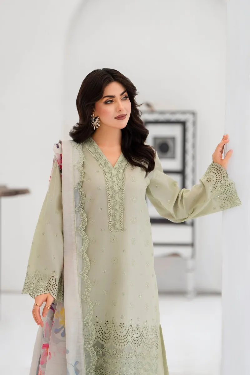 Karma Embroidered Chikankari Cotton Lawn Suit KAR120